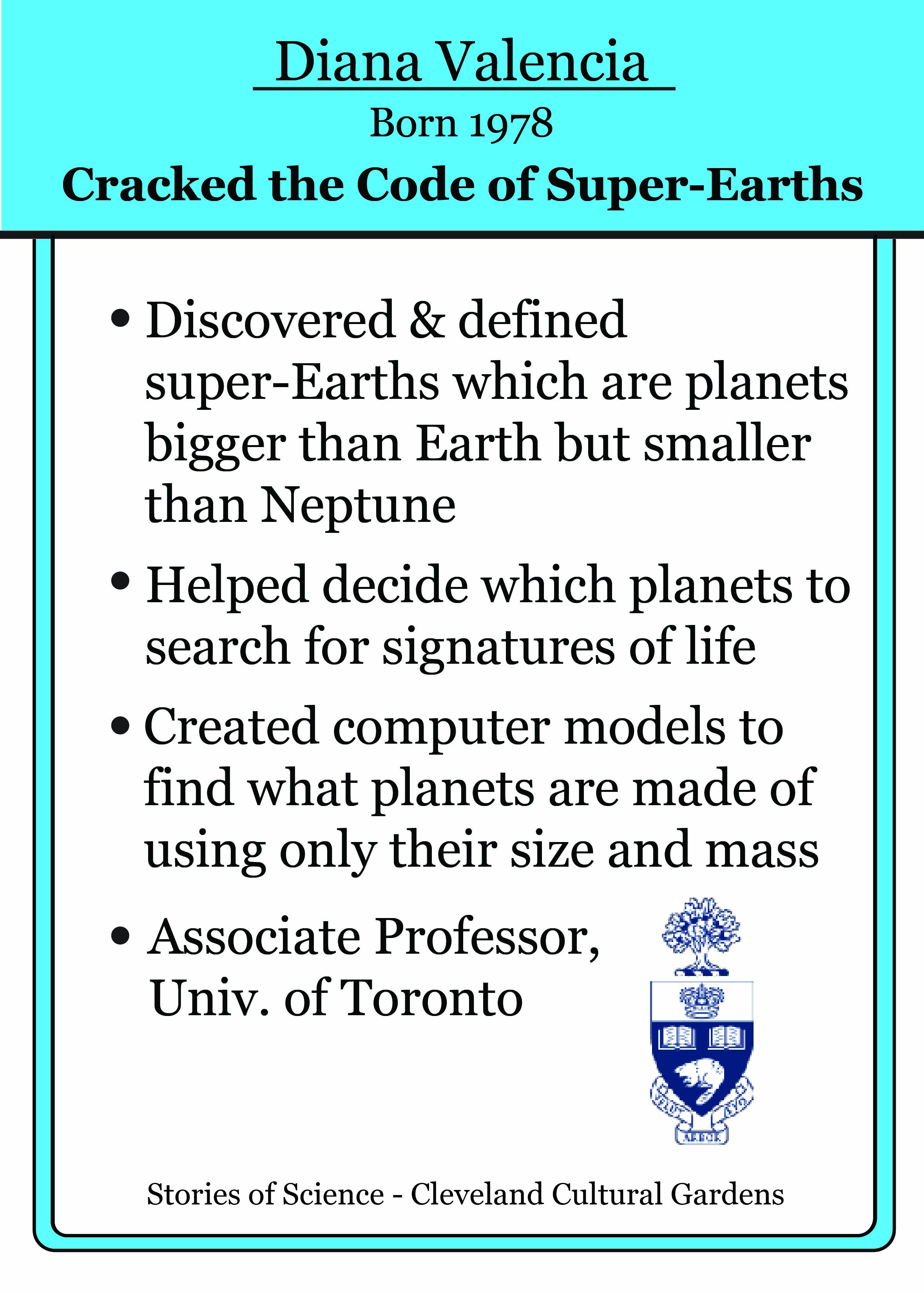 Colombian Scientist Card Rear